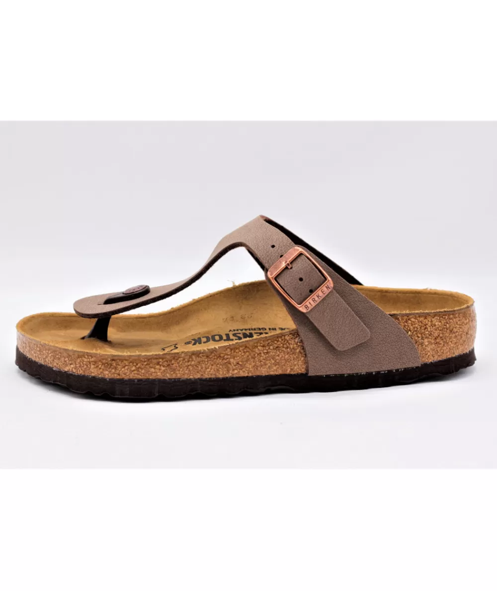 Women birkenstock Mules- Gizeh Birko-Flor Moka