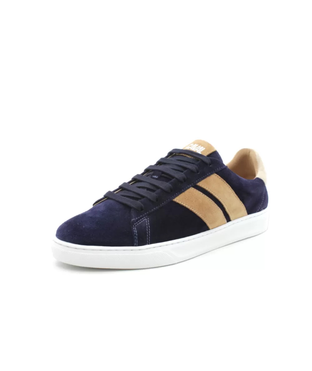 Man caval Sneakers- Slash Blue Stained