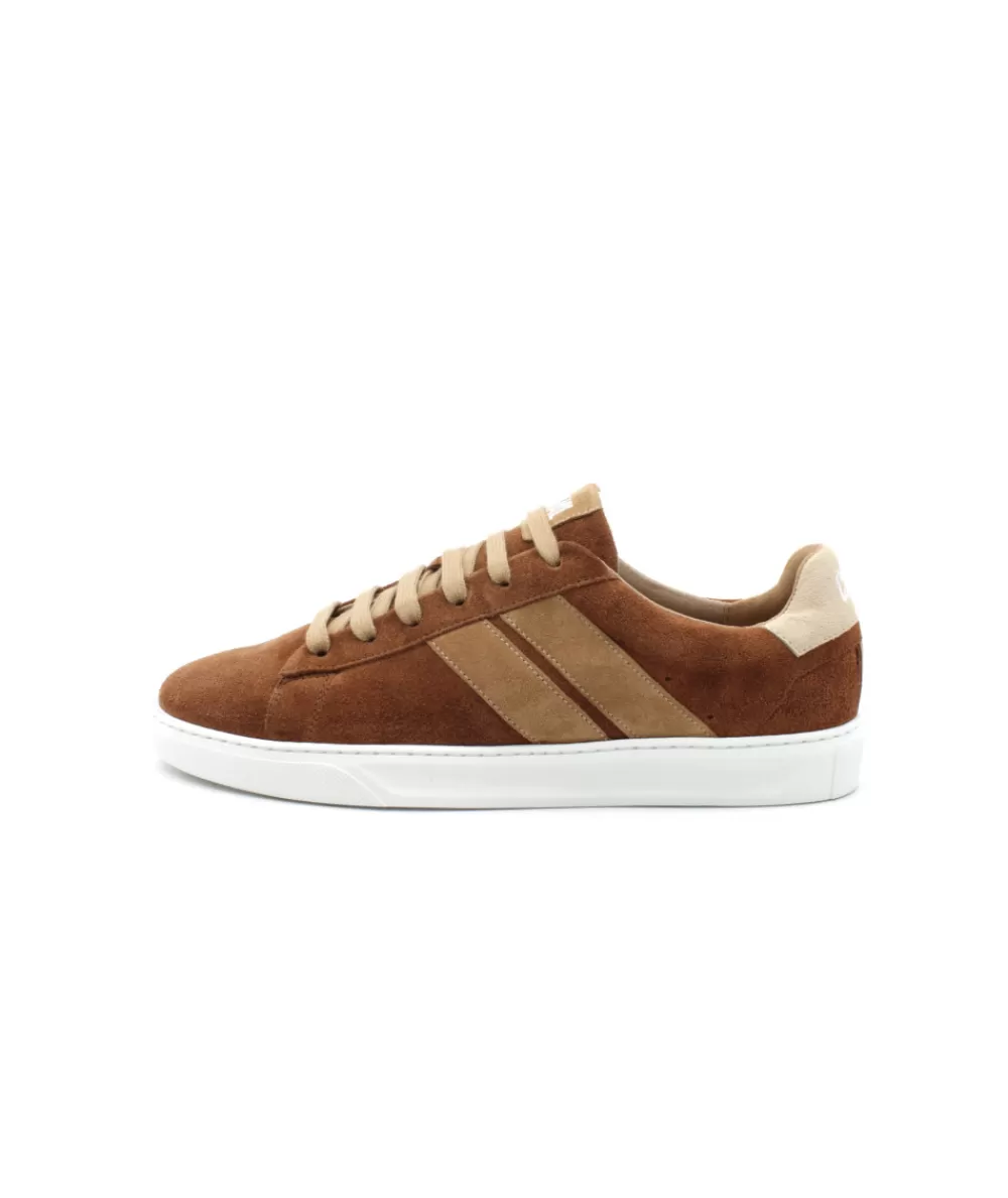 Man caval Sneakers- Slash Brown Coffee