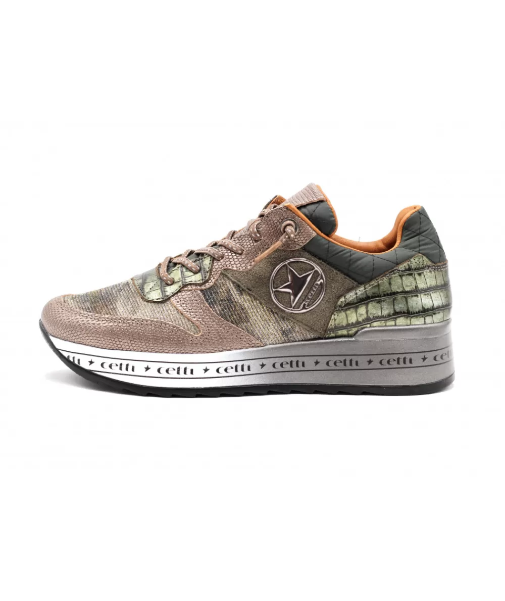 Women cetti Sneakers- C1258 Glitter