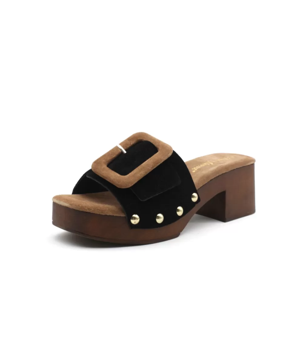 Women coco & abricot Mules-Coconut & Apricot Caramany V2811A