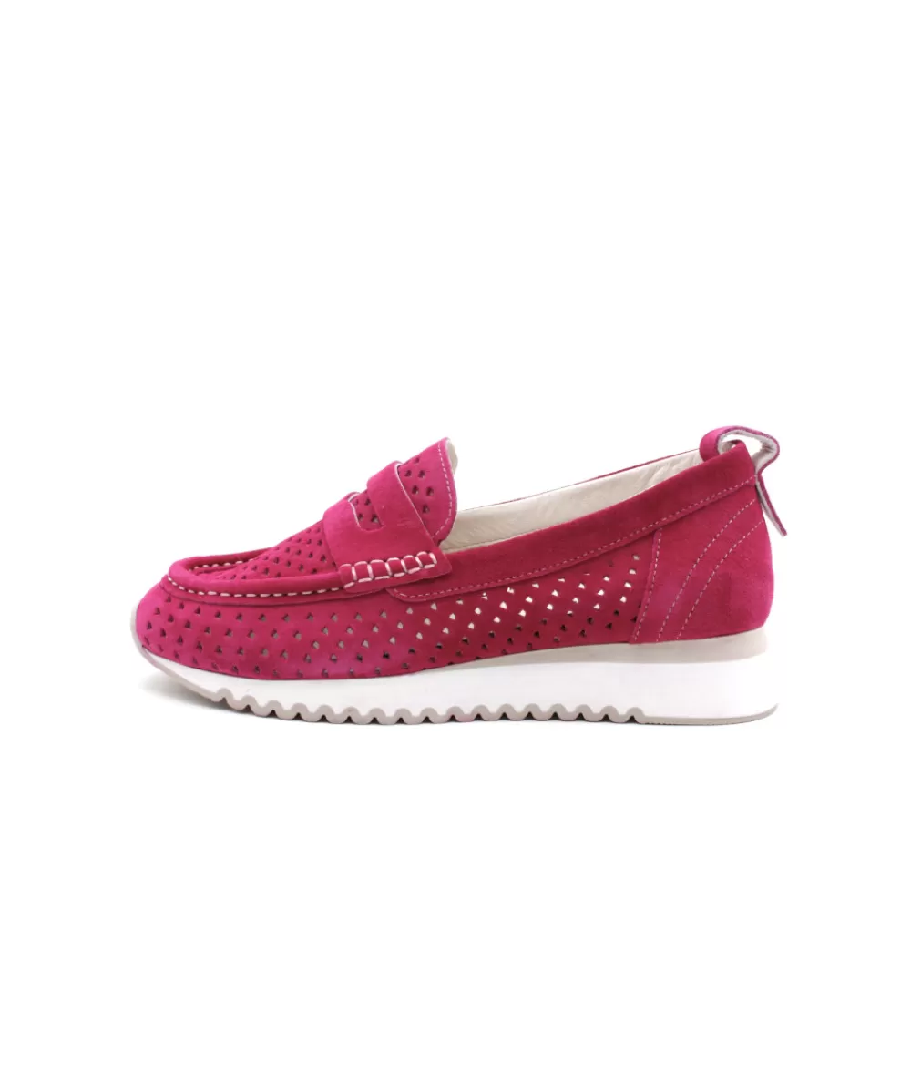 Women coco & abricot Moccasins-Coconut & Apricot Esperausses V2657D