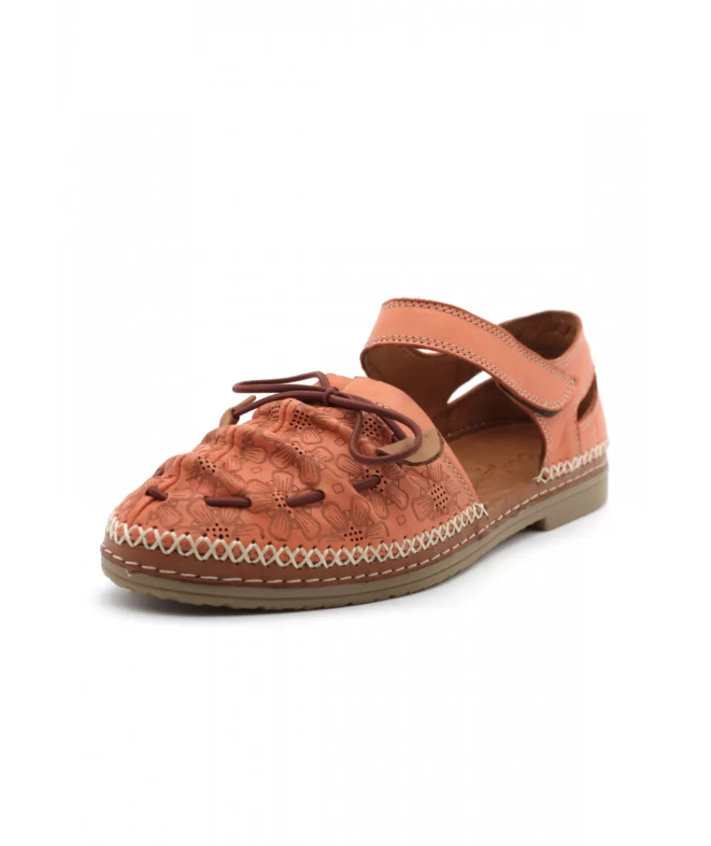 Women coco & abricot Ballerinas-Coconut & Apricot Sabal