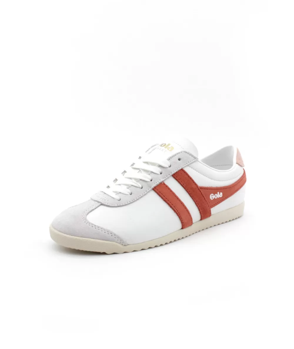 Women gola Sneakers- Bullet Pure White Saffron