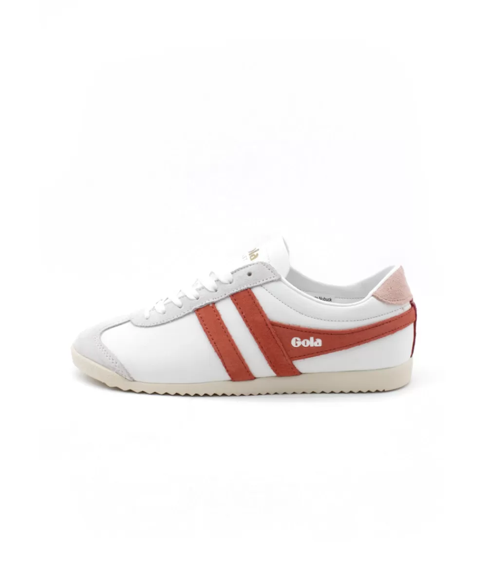 Women gola Sneakers- Bullet Pure White Saffron