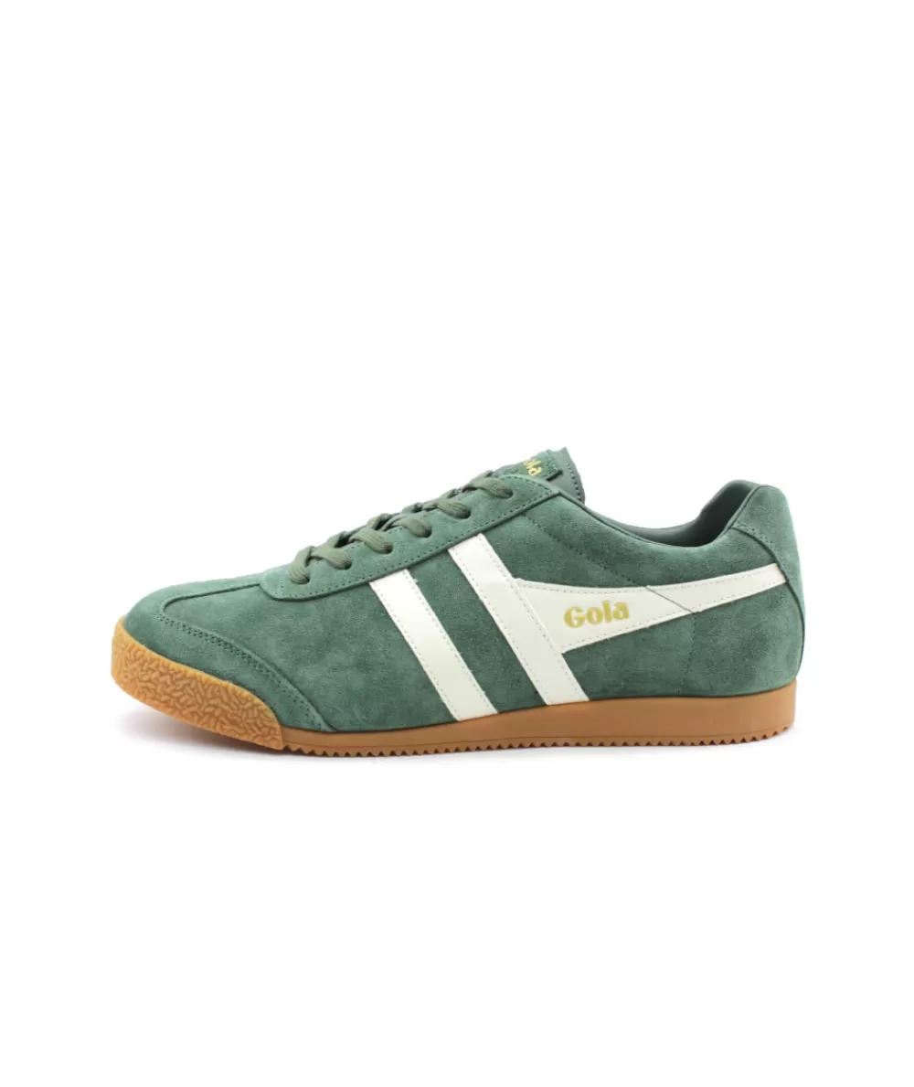 Man gola Sneakers- Harrier Suede Evergreen Off White