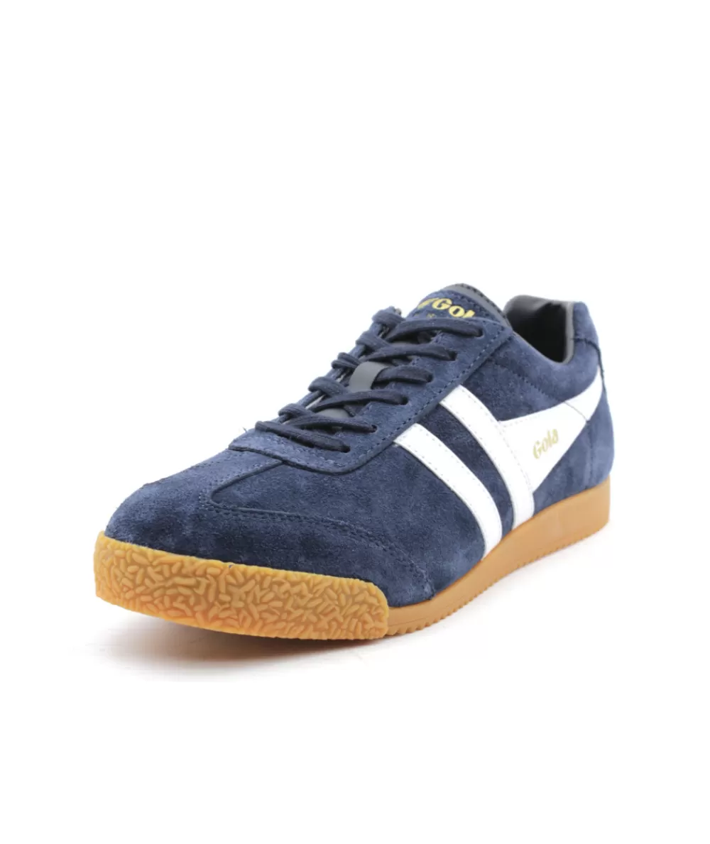 Women gola Sneakers- Harrier Suede Navy White