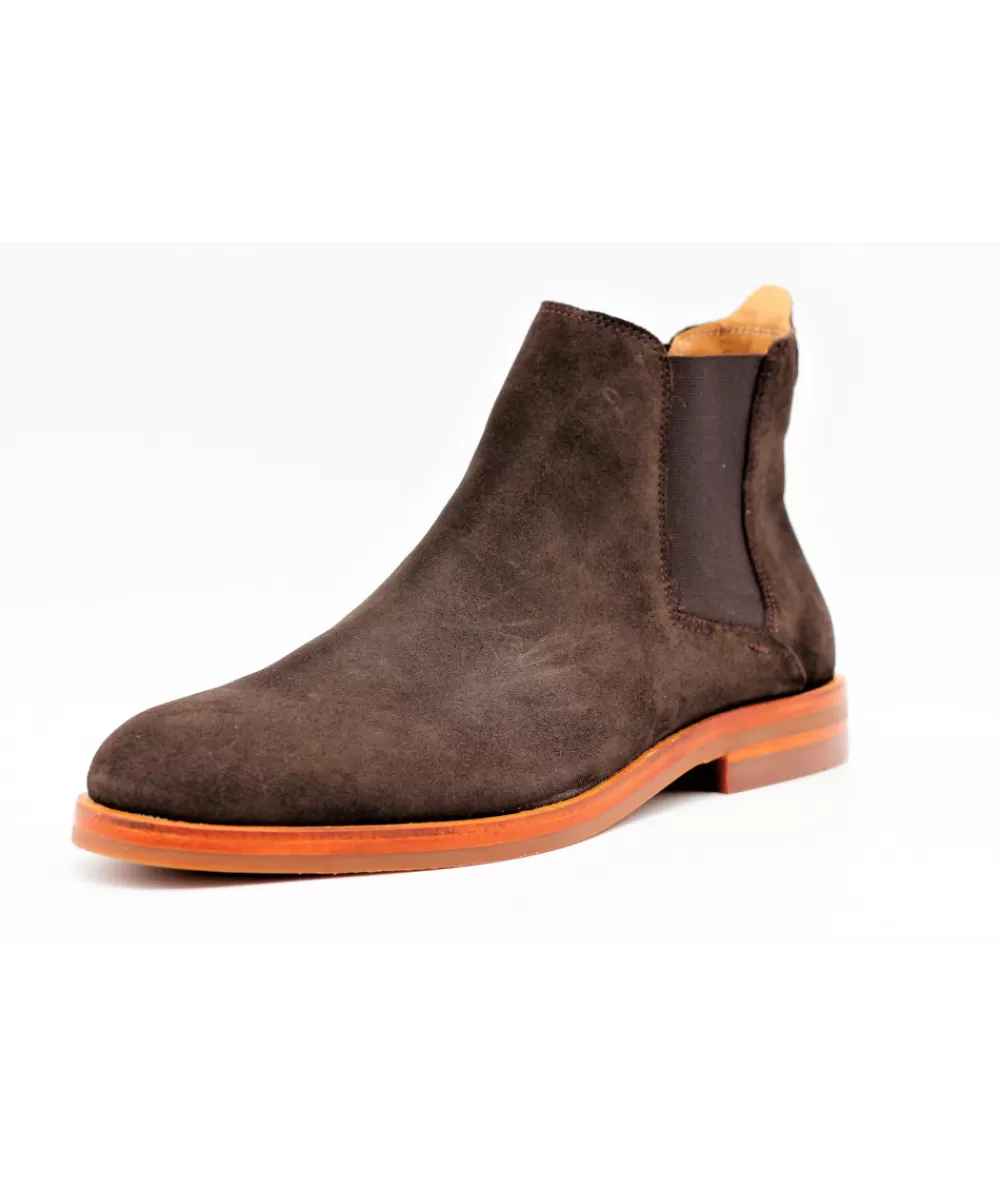 Man HUDSON Ankle Boots- Tonti Velvet