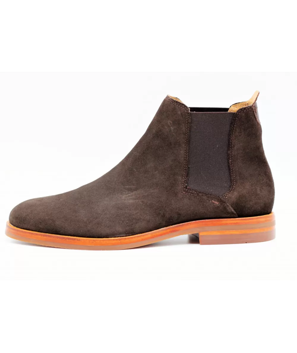 Man HUDSON Ankle Boots- Tonti Velvet