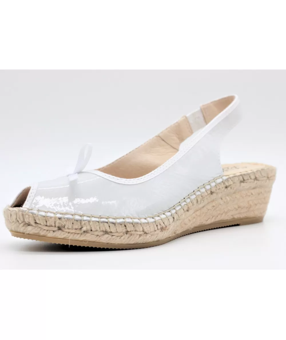 Women la maison de l'espadrille Espadrilles- 905 Low Patent Heel