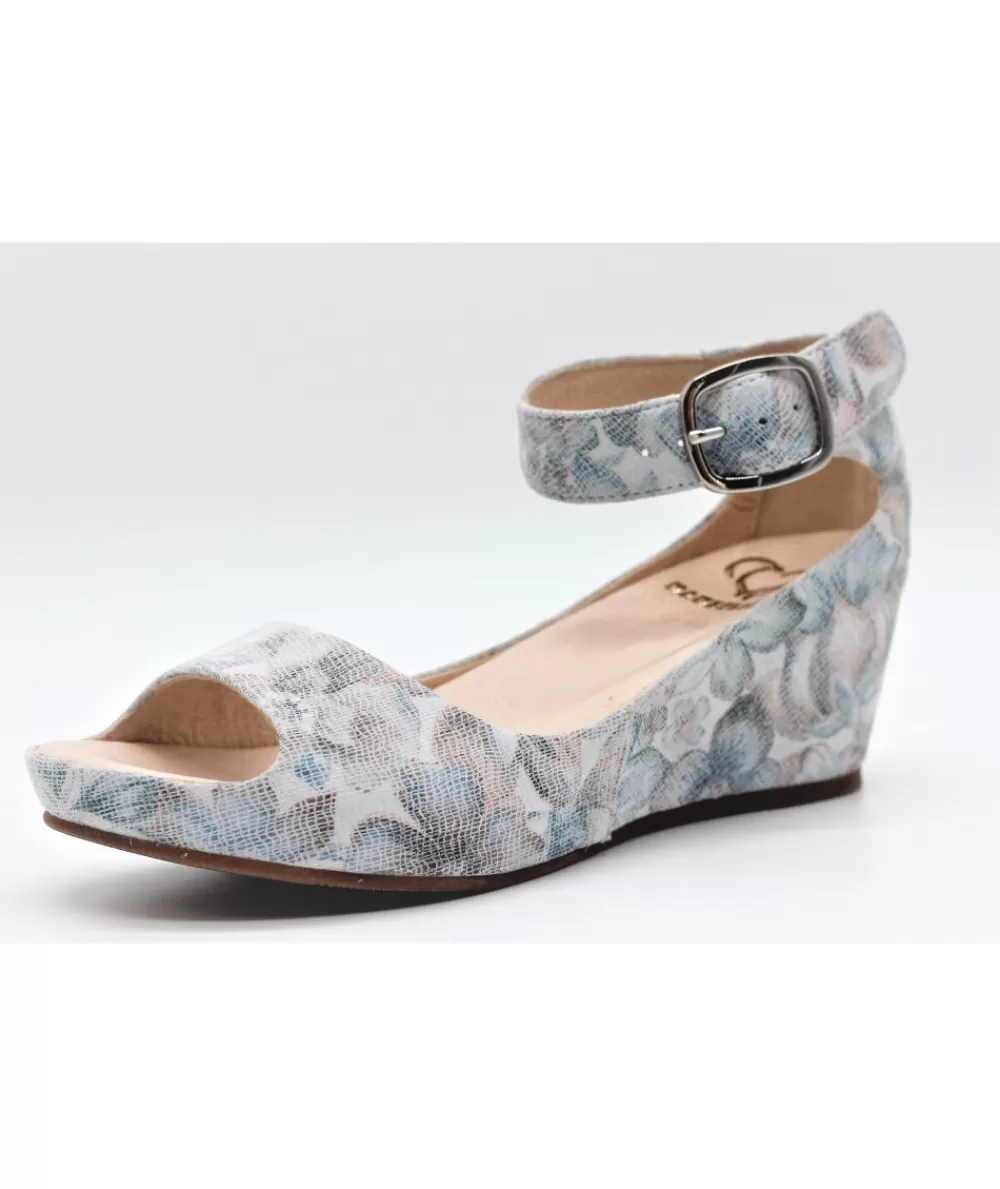 Women mamzelle Sandals And Sandals- Pantin Blue Flower