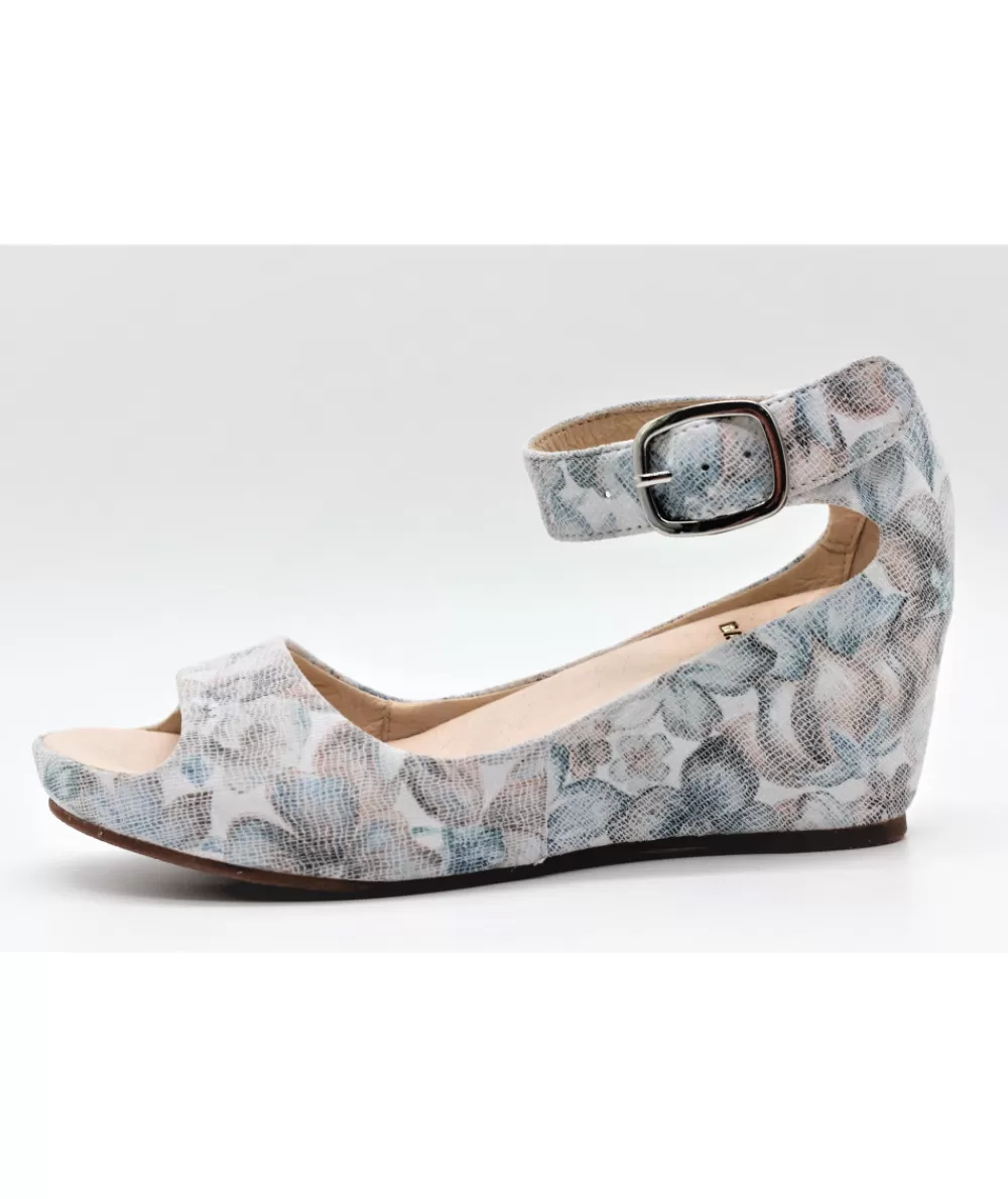 Women mamzelle Sandals And Sandals- Pantin Blue Flower