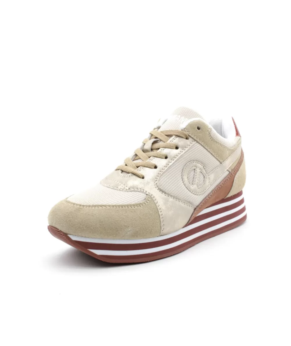 Women no name Sneakers- Parko Jogger Nylon Suede