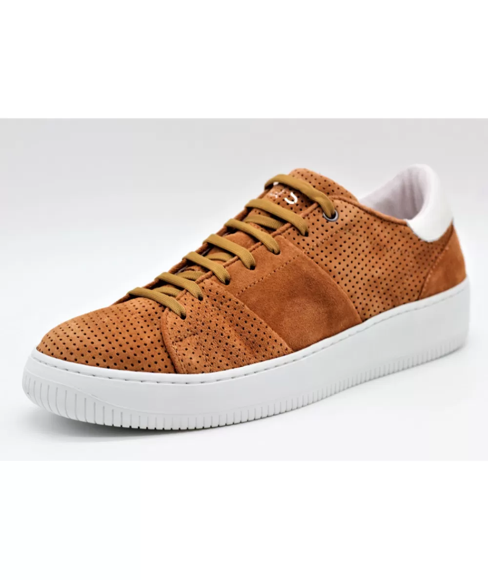 Man reqins Sneakers- Phantom Perfo - Cinnamon