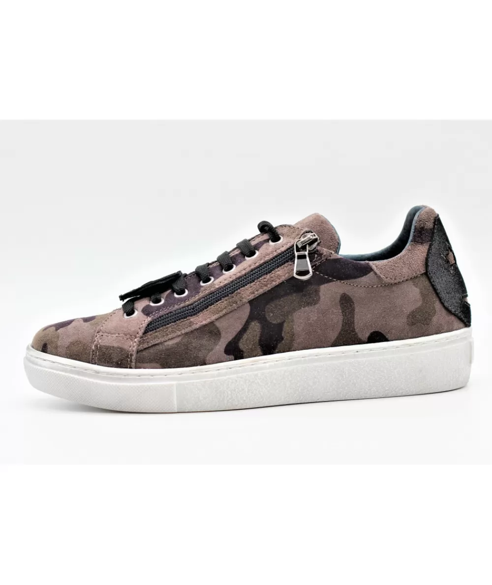 Women reqins Sneakers- Sigrid Army Star Sneakers Khaki