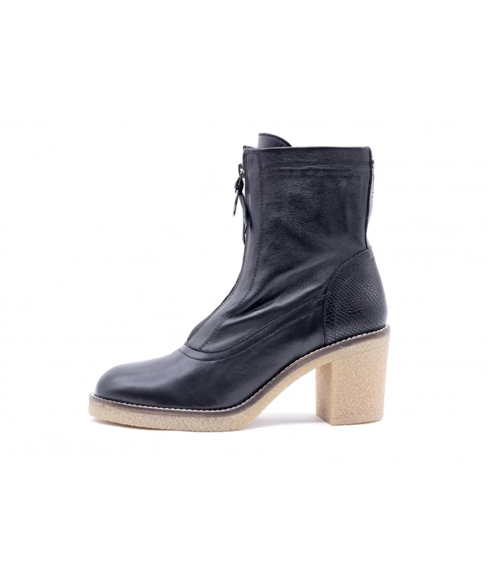 Women rosemetal Ankle Boots- Frans